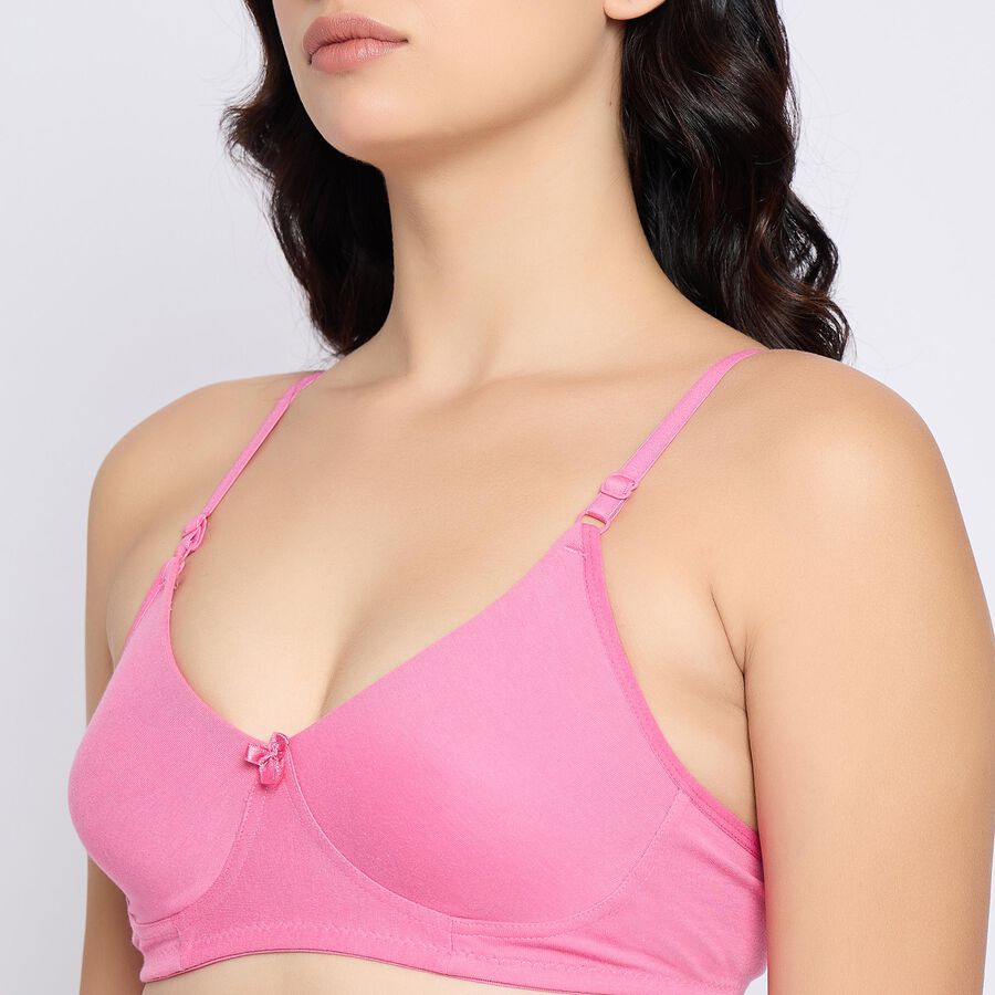 Ladies' Bra, Pink, large image number null