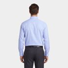 Men's Light Blue Spread Collar Classic Formal Shirt, हल्का नीला, small