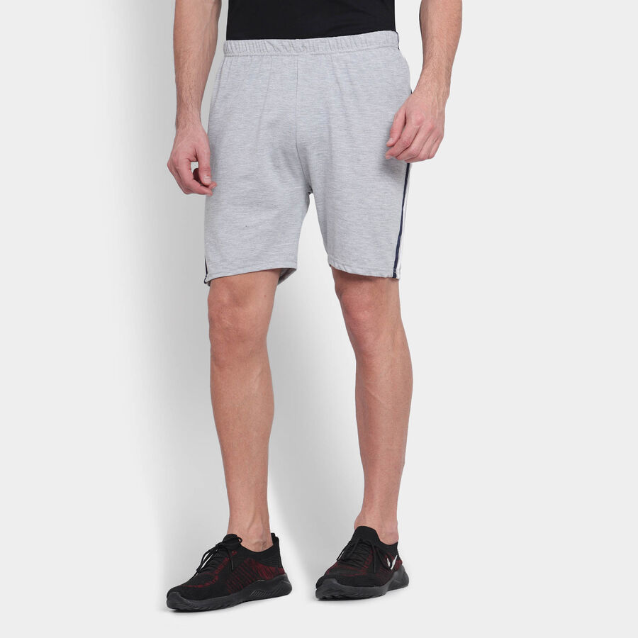 Regular Length Bermuda, Melange Light Grey, large image number null
