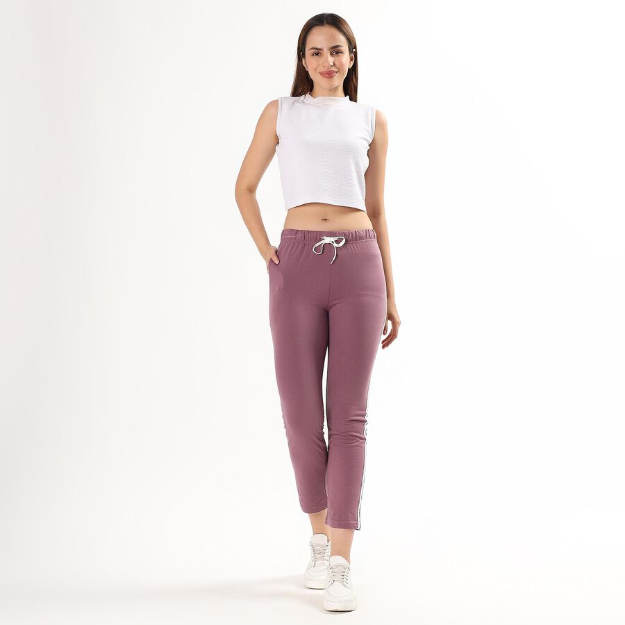 Ladies' Regular Track Pants, Purple, large image number null