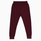 Girls' Thermal Lower, वाइन, small image number null