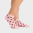 Women's Assorted Regular Fit Novelty Print Pack of 3 Socks, चुनिंदा, small