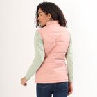 Women's Soft Pink High Neck Casual Jacket, Light Pink, small image number null