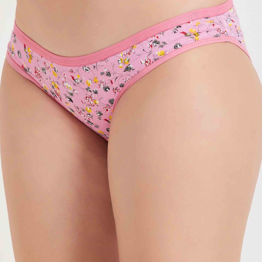 Cotton Printed Panty, Light Pink, large image number null