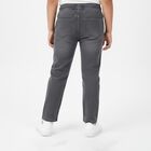 Boys' Charcoal Grey Relaxed Fit Jogger Jeans, हल्का ग्रे, small image number null