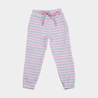Girls Light Green Regular Fit Solid Sleep Pyjama, हल्का हरा, small