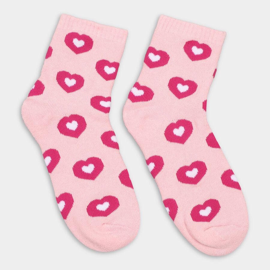 Ladies' Socks, गुलाबी, large image number null