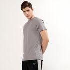 Men's Drifit T-Shirt, गहरा ग्रे, small