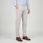 Men's Slim Fit Casual Trousers, Off White, small