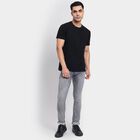Men's Skinny Jeans , हल्का ग्रे, small