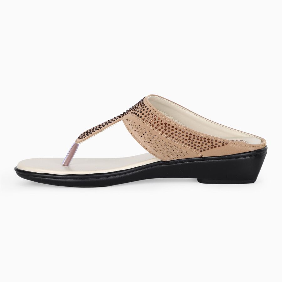 Ladies' Sandal, गहरा पीला, large