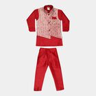 Boys Kurta Pyjama, Maroon, small image number null