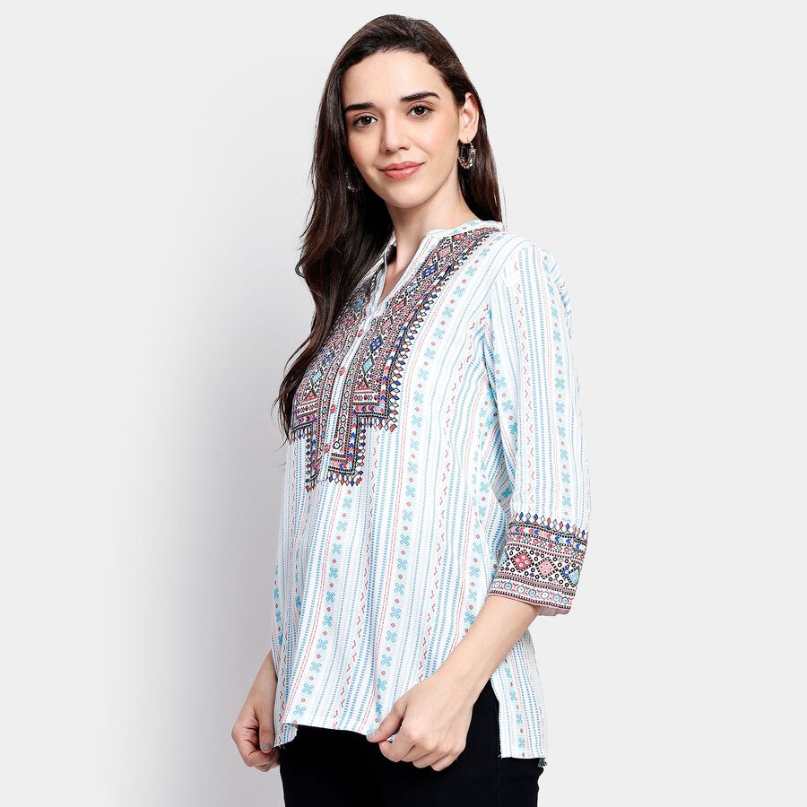 Ladies' Kurti, Light Blue, large image number null