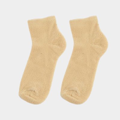 Women's Muted Khaki Regular Fit Ankle-Length Socks