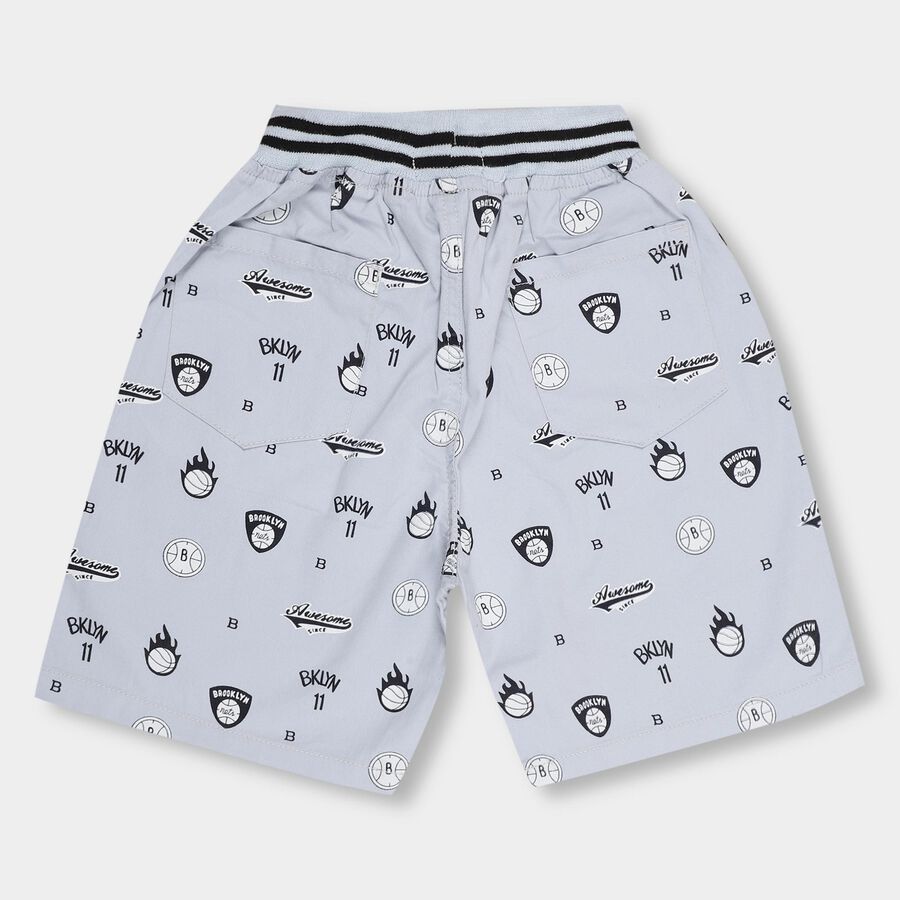Boys' 100% Cotton Jamaicans, हल्का नीला, large image number null