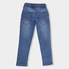 Girls' Jeans , Mid Blue, small