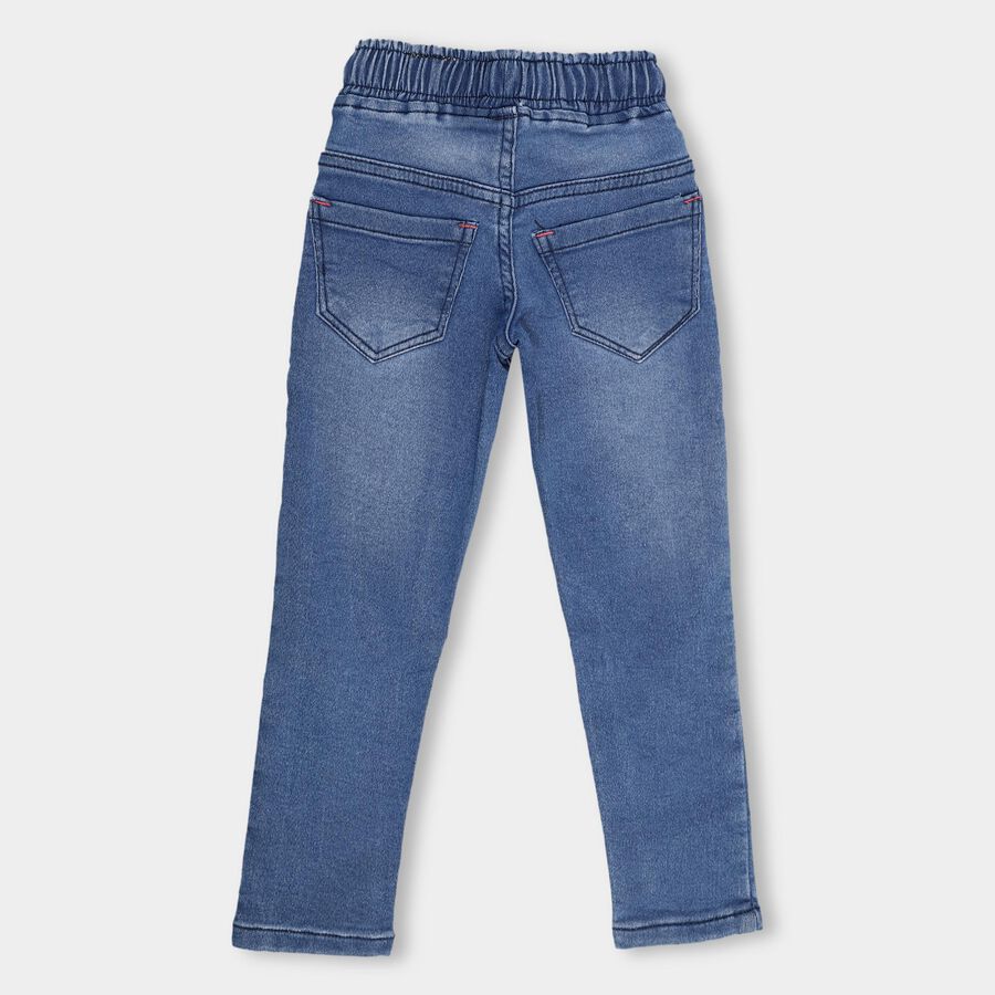 Girls' Jeans , Mid Blue, large
