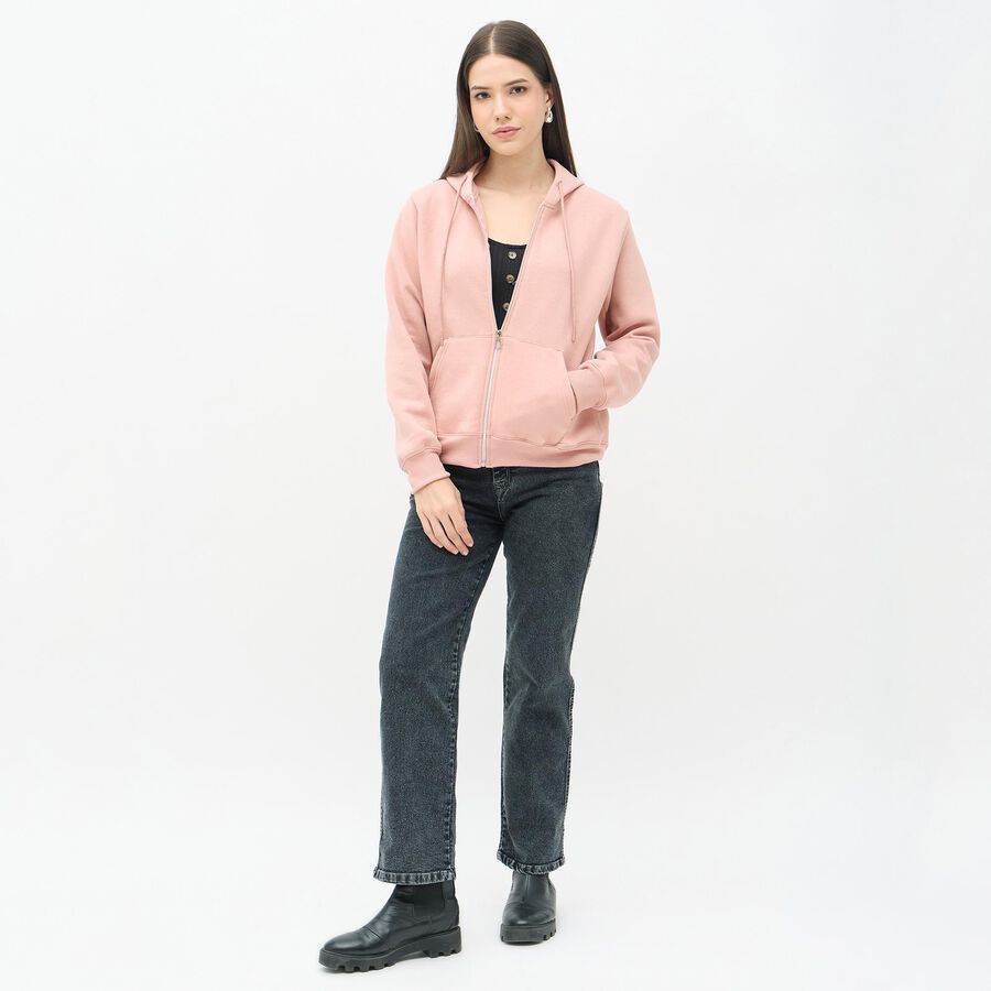 Ladies' Sweatshirt, गुलाबी, large image number null