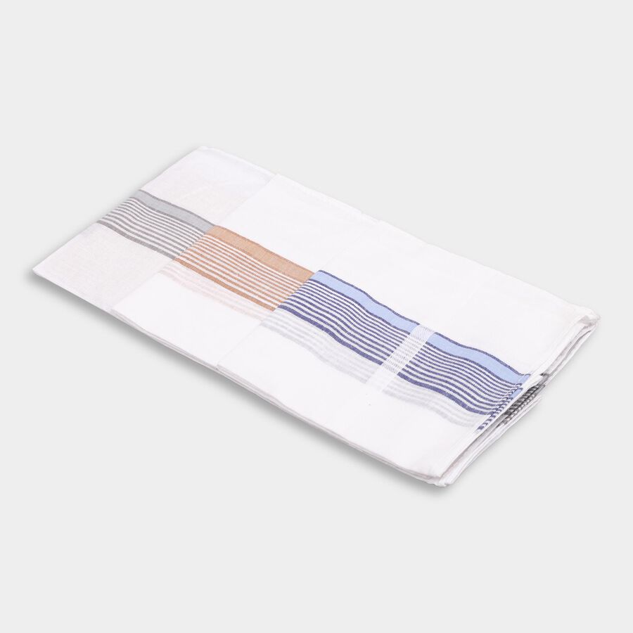 Men's Hanky, White, large