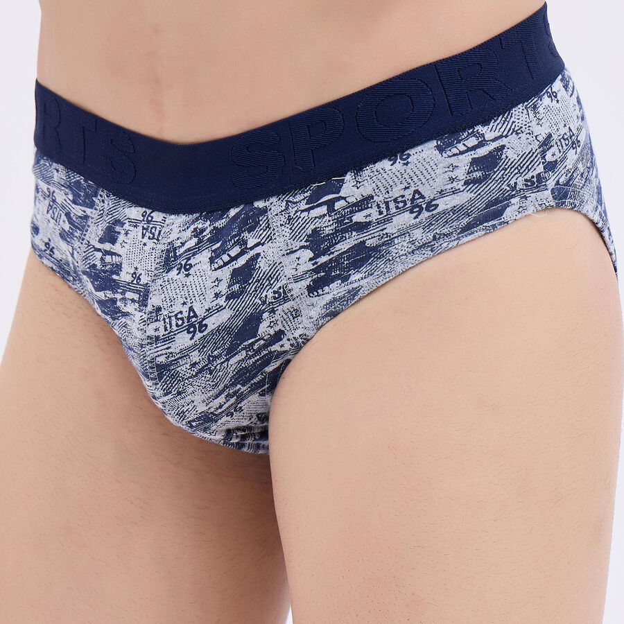 Men's V-Cut Briefs, Black, large image number null