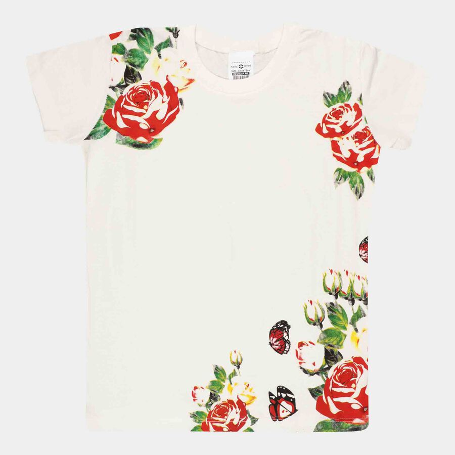 Printed T-Shirt, Off White, large image number null