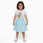 Girls' Top Skirt, Aqua, small image number null