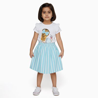 Girls' Top Skirt