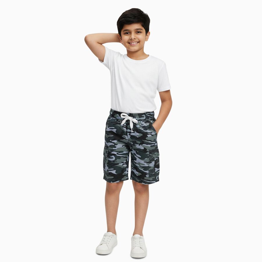 Boys' Bermuda, Light Green, large image number null