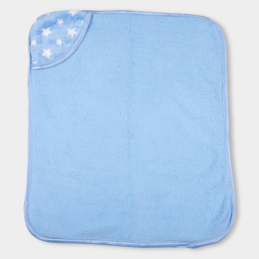 Infants' Blanket, Light Blue, large image number null