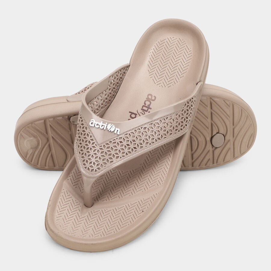 Ladies' Slipper, Brown, large image number null