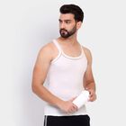 Men's 100% Cotton Gym T-Shirt, Off White, small