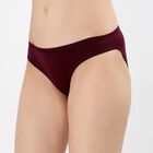 Women's Deep Burgundy Regular Fit Panty, Wine, small