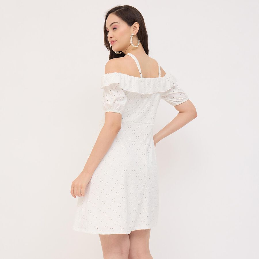 Ladies' Dress, White, large image number null