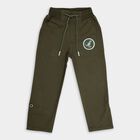 Boys' Cotton Trousers, Dark Green, small image number null