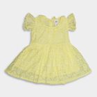 Infant Girls' Frock, पीला, small image number null