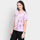 Ladies' 100% Cotton Round Neck T-Shirt, Lilac, small