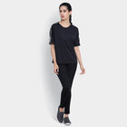 Solid Round Neck T-Shirt, Black, small image number null