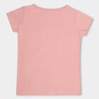 Girls' 100% Cotton T-Shirt , Peach, small image number null