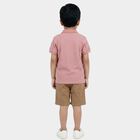 Boys Light Pink Neck Baba Suit, Light Pink, small