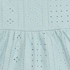 Girls' Frock, हल्का हरा, small image number null