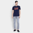 Round Neck T- Shirt, नेवी ब्लू, small image number null