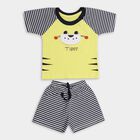 Infant Boys' 100% Cotton Baba Suit , Yellow, small