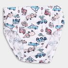Boys' 100% Cotton Briefs, Navy Blue, small image number null
