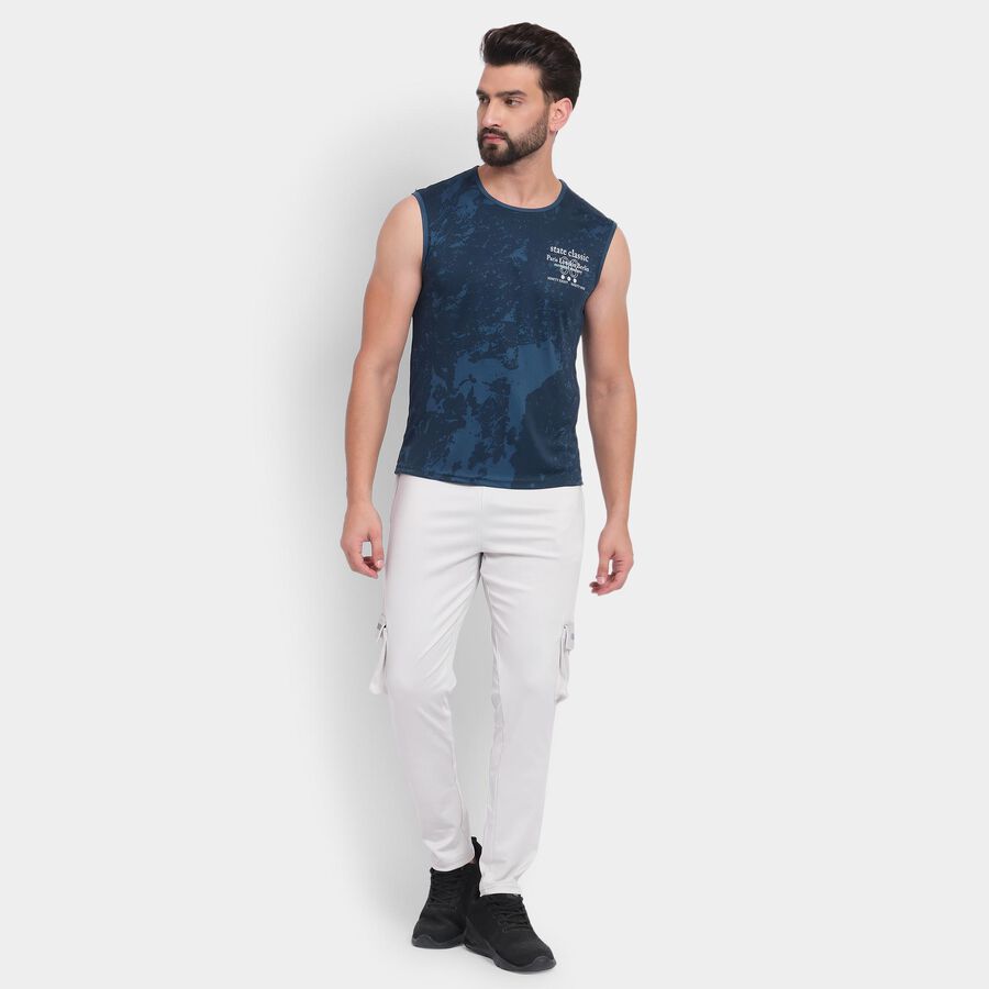 Men's T-Shirt, टील ब्लू, large