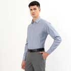 Men's Formal Shirt, Mid Blue, small