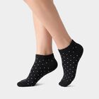 Women's Assorted Regular Fit Dotted Pack of 3 Socks, Assorted, small
