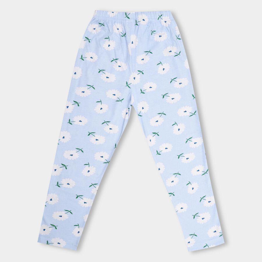 Girls' Pyjama , हल्का नीला, large image number null