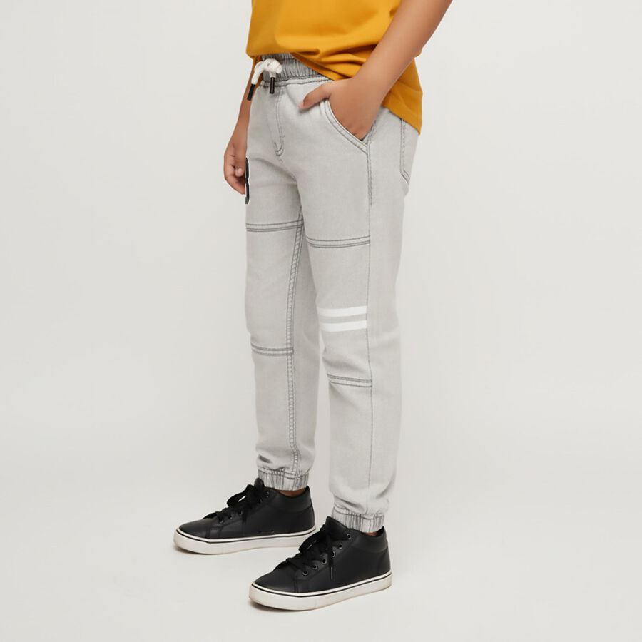 Boys' Jeans, हल्का ग्रे, large image number null
