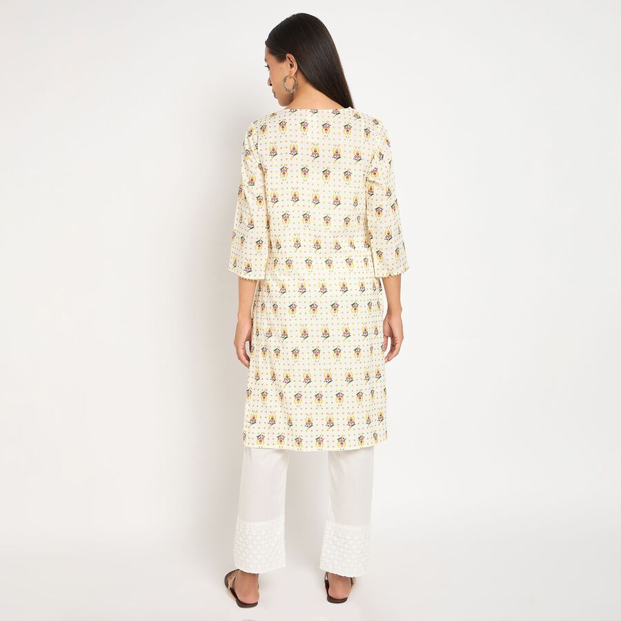 Ladies' Kurta, Off White, large image number null