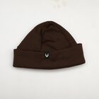 Men's Brown Cuffed Logo Beanie Cap, Brown, small
